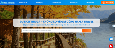 Mẫu WEBSITE DU LỊCH VÀ LỮ HÀNH 1 | TDG MEDIA